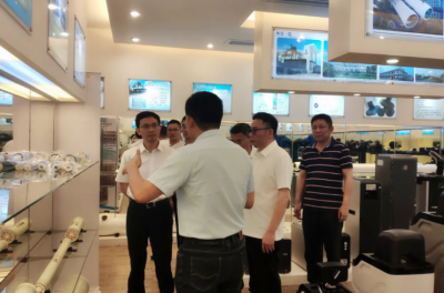 汕头市领导前往德州之星子公司奥斯博调研